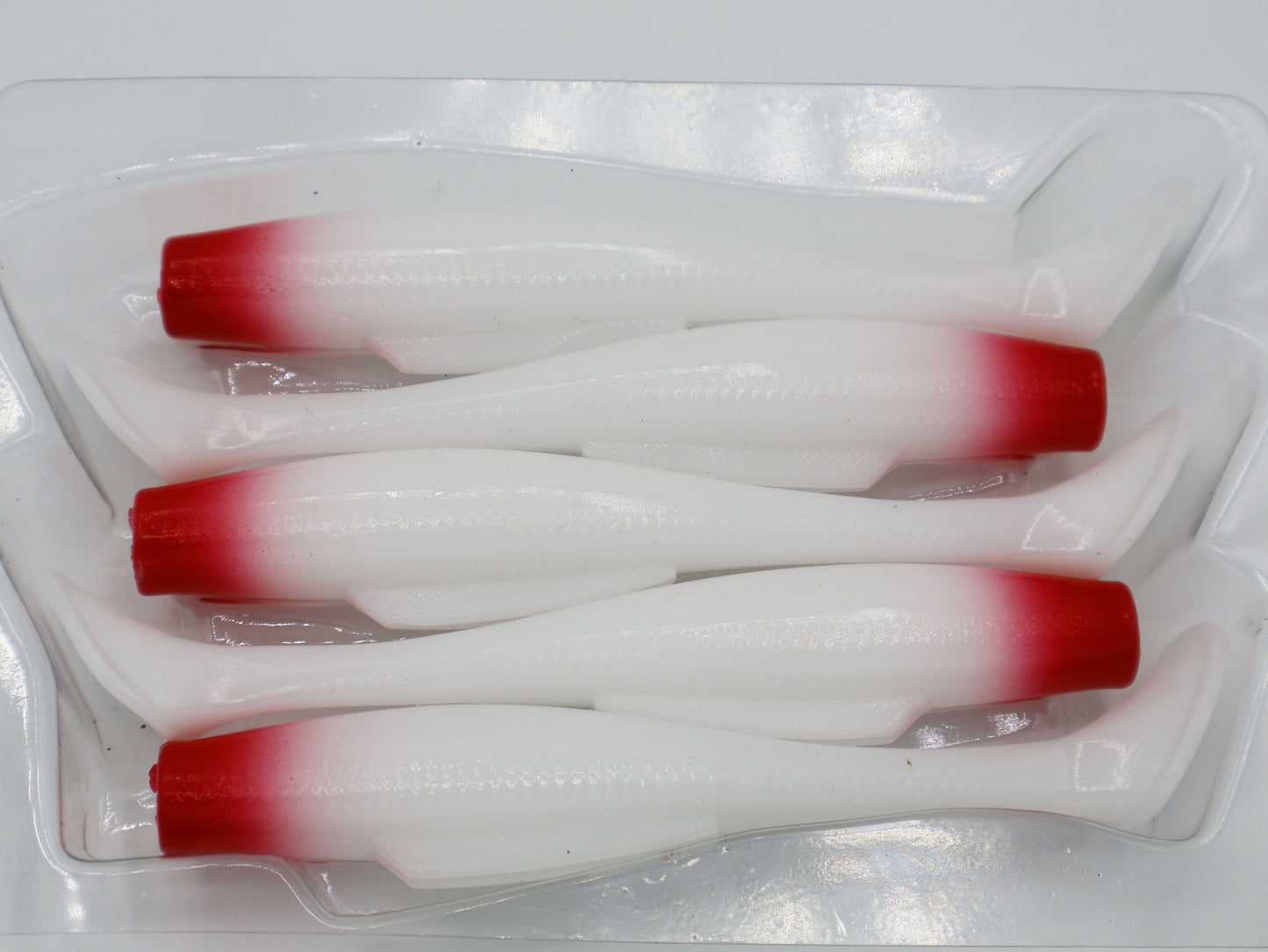 TAQL 4 inch Paddle Tail Soft Plastic in Headshot color
