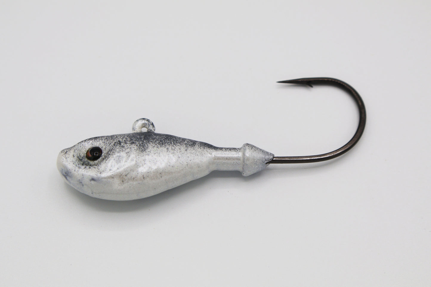 X-Out Jig Head 1.5oz White with Grey Top