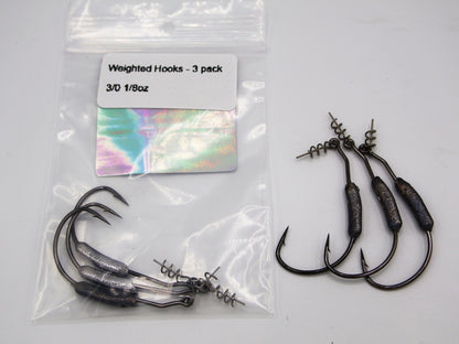 TAQL Weighted Hooks - 3 pack
