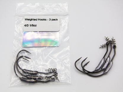 TAQL Weighted Hooks - 3 pack