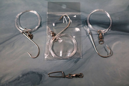 Flics Free Line Toss Rig - J Hooks - 3 per pack