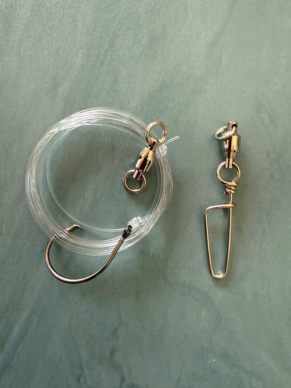 Flics Free Line Toss Rig - Circle Hooks - 3 per pack