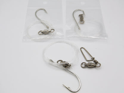 Flics Free Line Toss Rig - J Hooks - 3 per pack