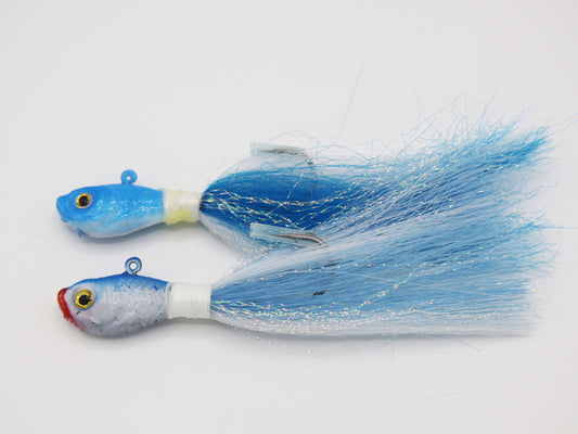 X-Out Bucktail 1/2oz - 2 Pack Blue