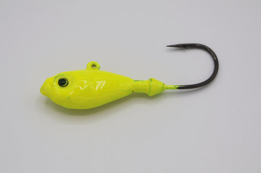 X-Out Jig Head 1oz Chartreuse