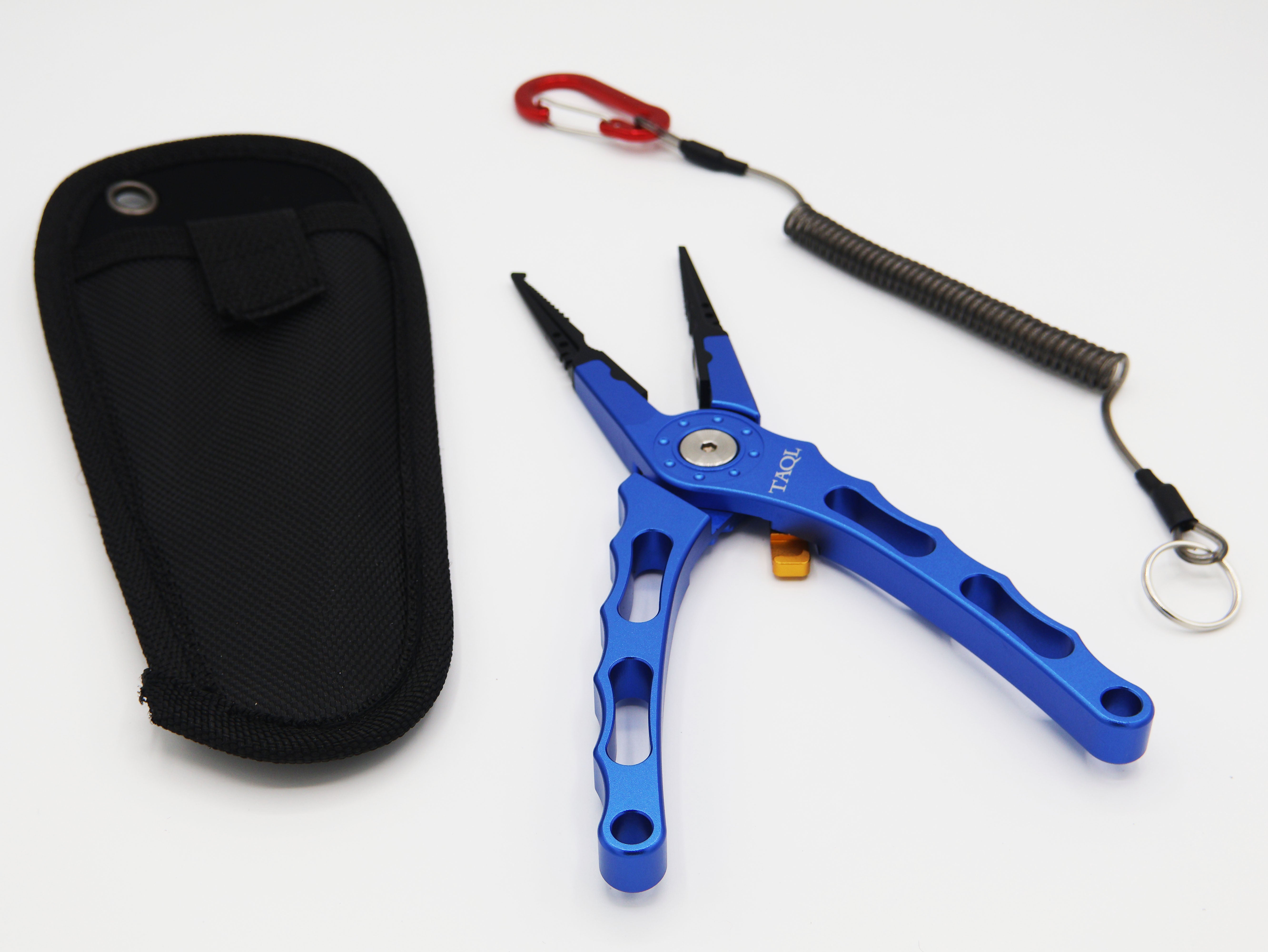 TAQL Aluminum Fishing Pliers – Saltwater Line Cutters & Hook
