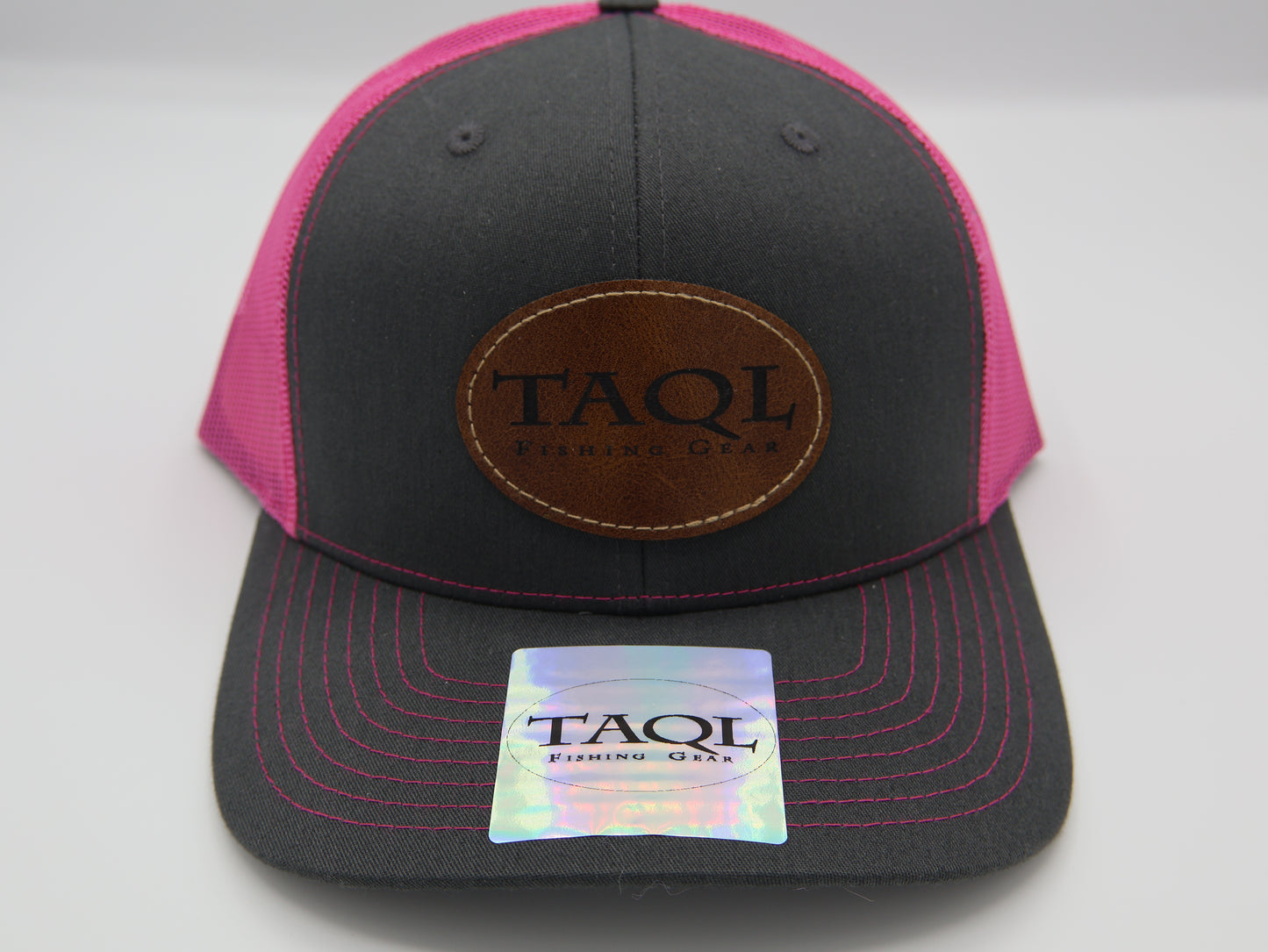 Charcoal and Hot Pink