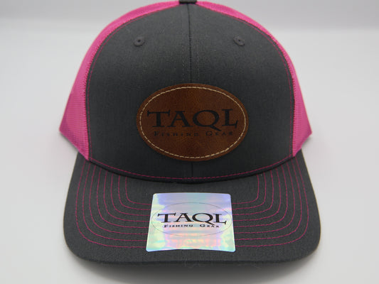 Charcoal and Hot Pink
