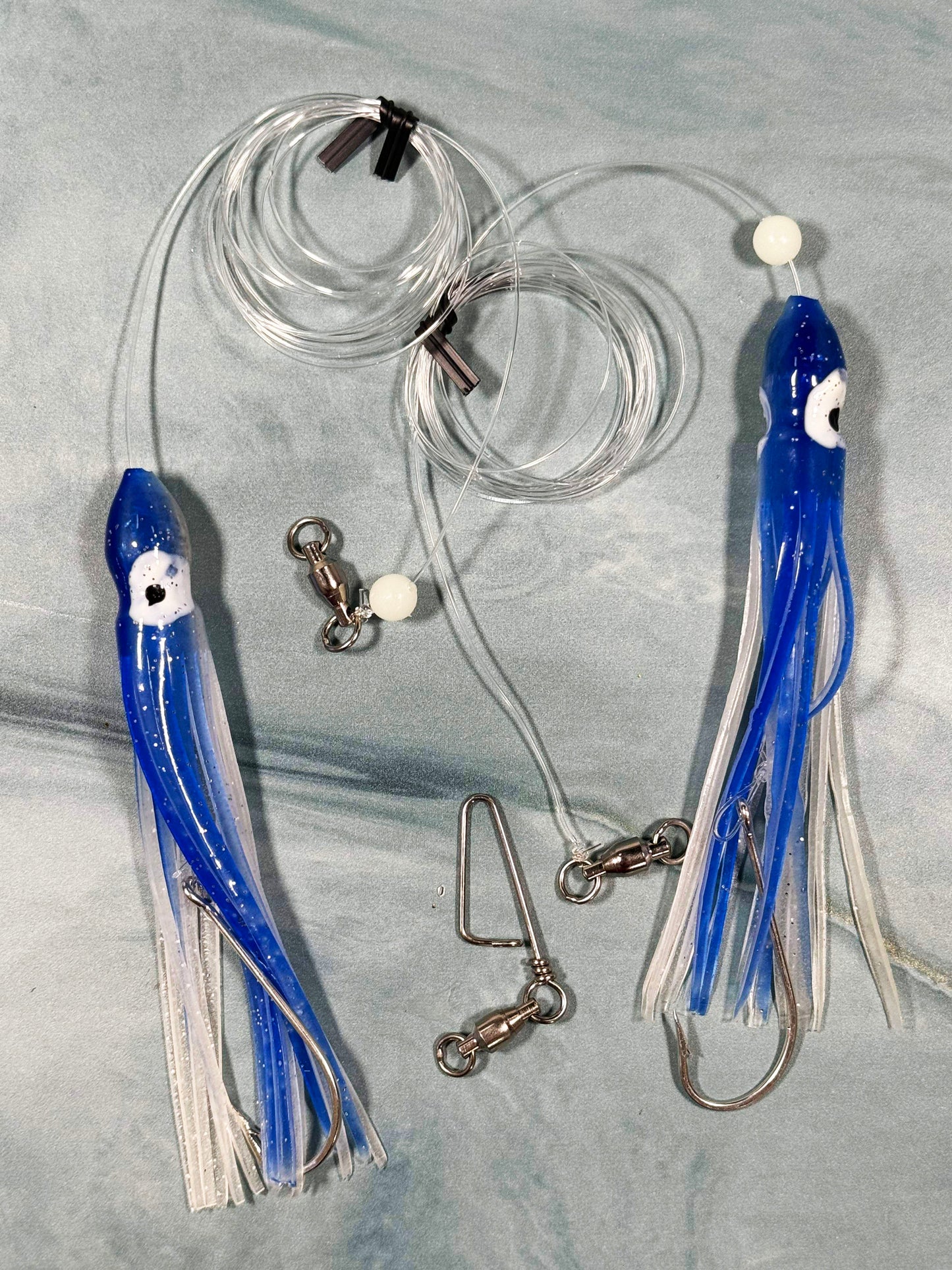 Squid Rig 80# Mono - 2 pack