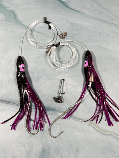 Squid Rig 80# Mono - 2 pack