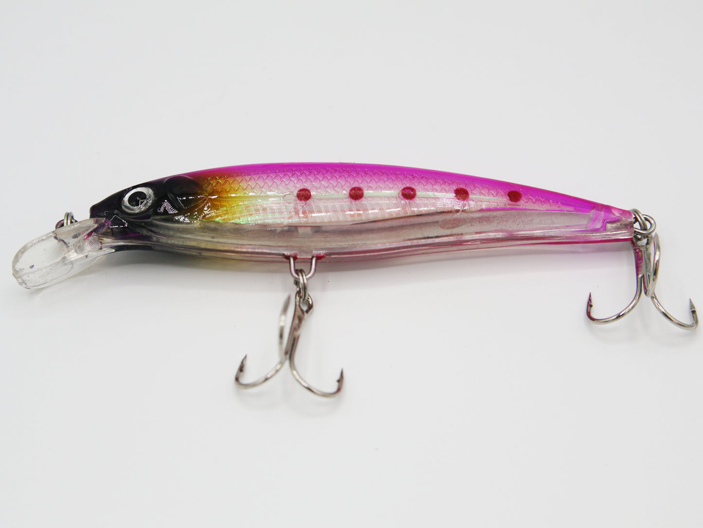 TAQL Hard Target Minnow Lure Pink Passion color