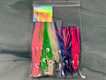 Squid Skirt 4.75 inch Variety - 10 pack
